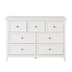 Cómoda Horizontal Moderna de 7 Gavetas para Sala de Estar