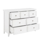 Cómoda Horizontal Moderna de 7 Gavetas para Sala de Estar