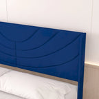 Estrutura de Cama Estofada com Cabeceira e 4 Gavetas de Armazenamento
