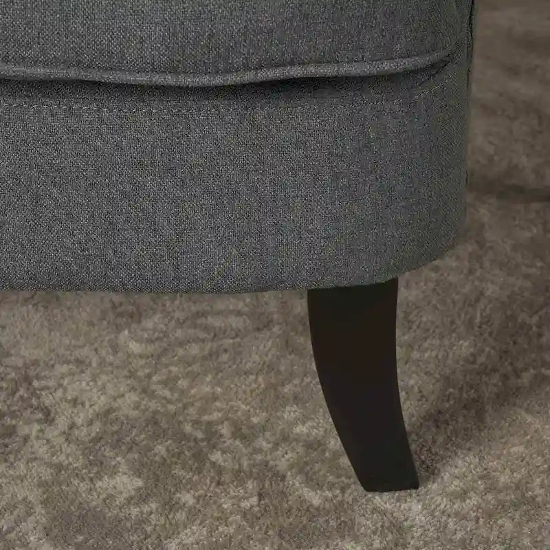 Tufted Fabric Club Chair by