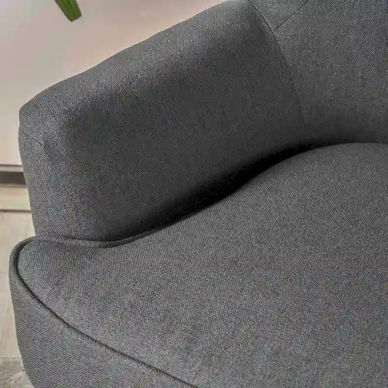Tufted Fabric Club Chair by