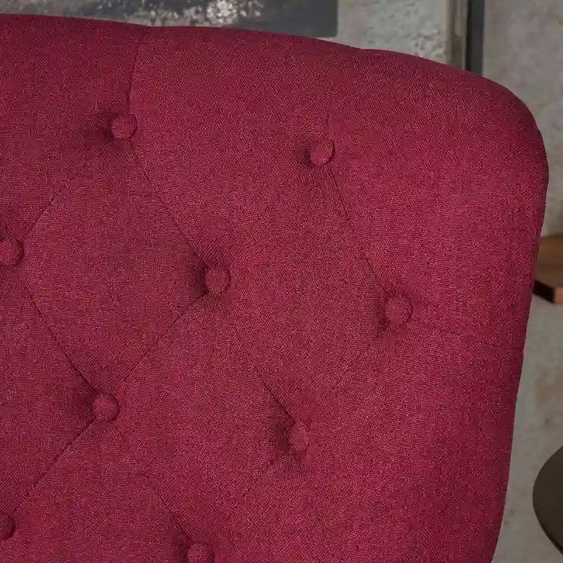 Tufted Fabric Club Chair by