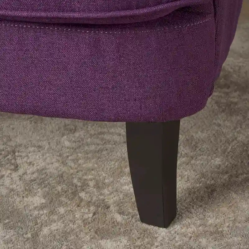 Tufted Fabric Club Chair by