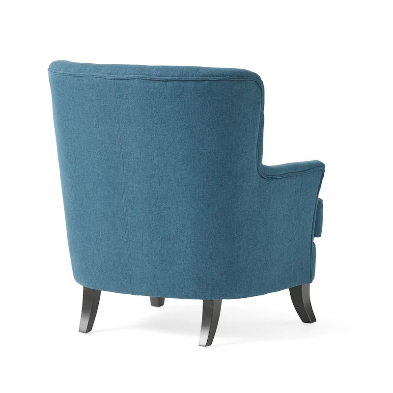 Tufted Fabric Club Chair by