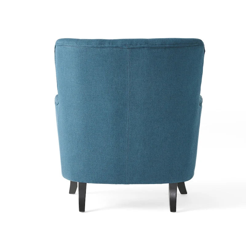 Tufted Fabric Club Chair by