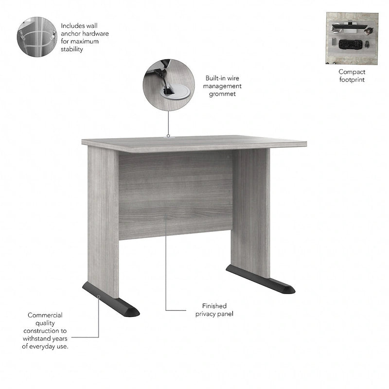 36W Small Computer Desk by