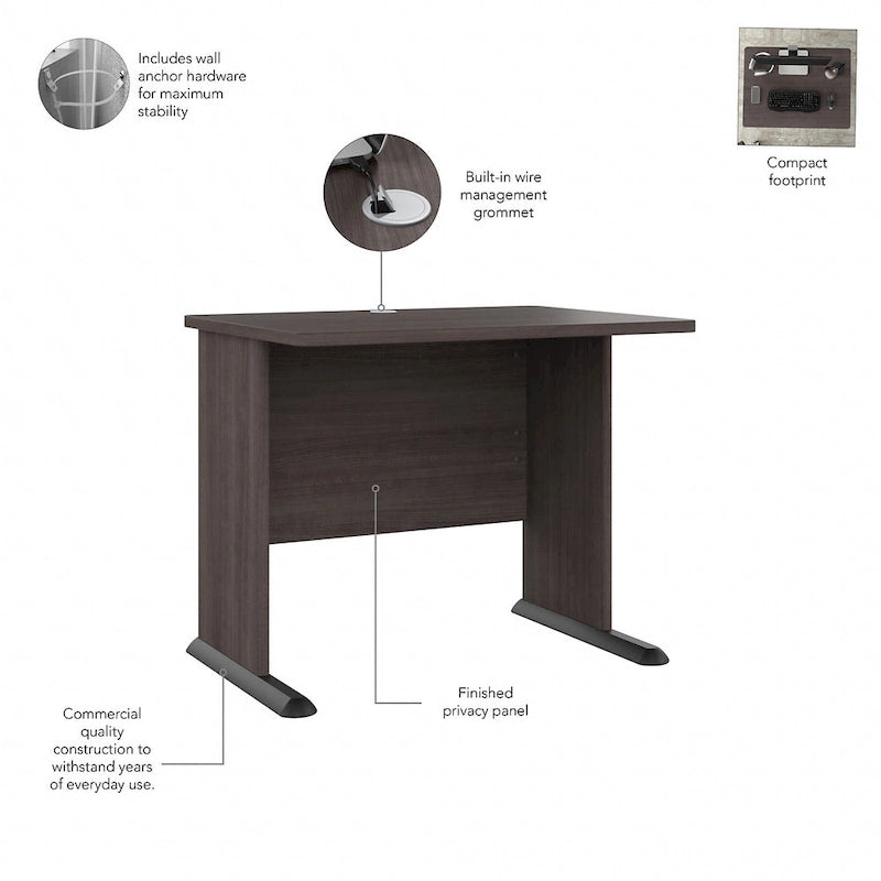 36W Small Computer Desk by