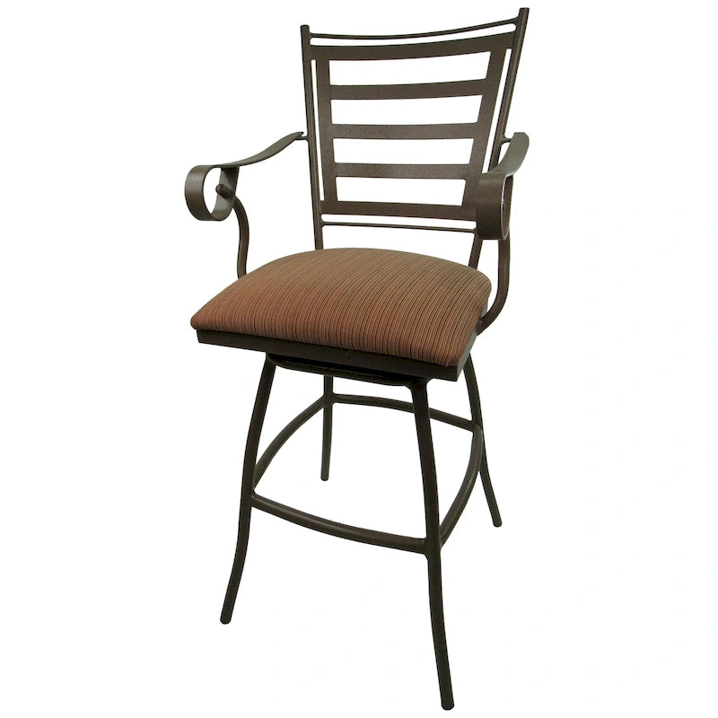 Extra Tall Spectator 35 Bar Stool - Beige Frame - 35 inch Seat