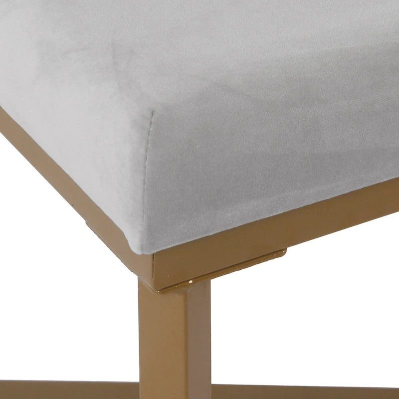Velvet Tufted Ottoman