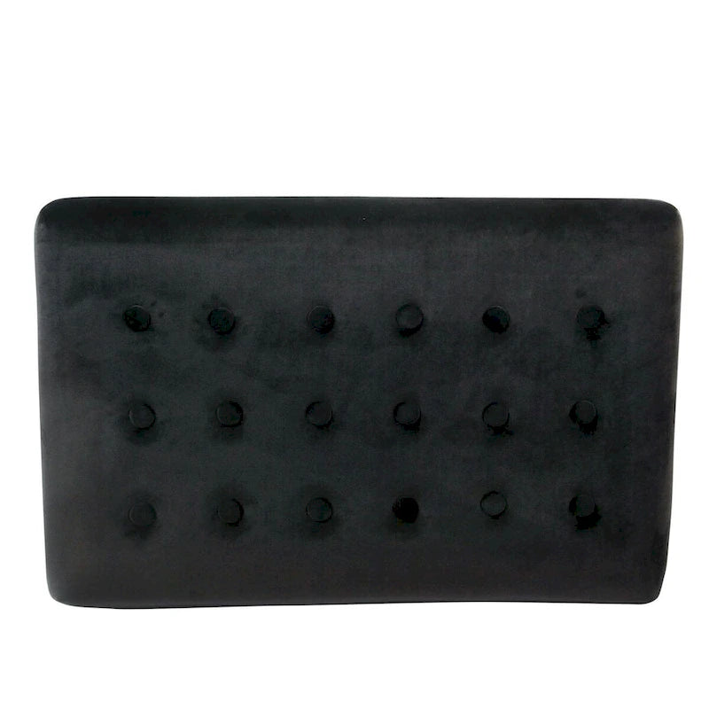 Velvet Tufted Ottoman