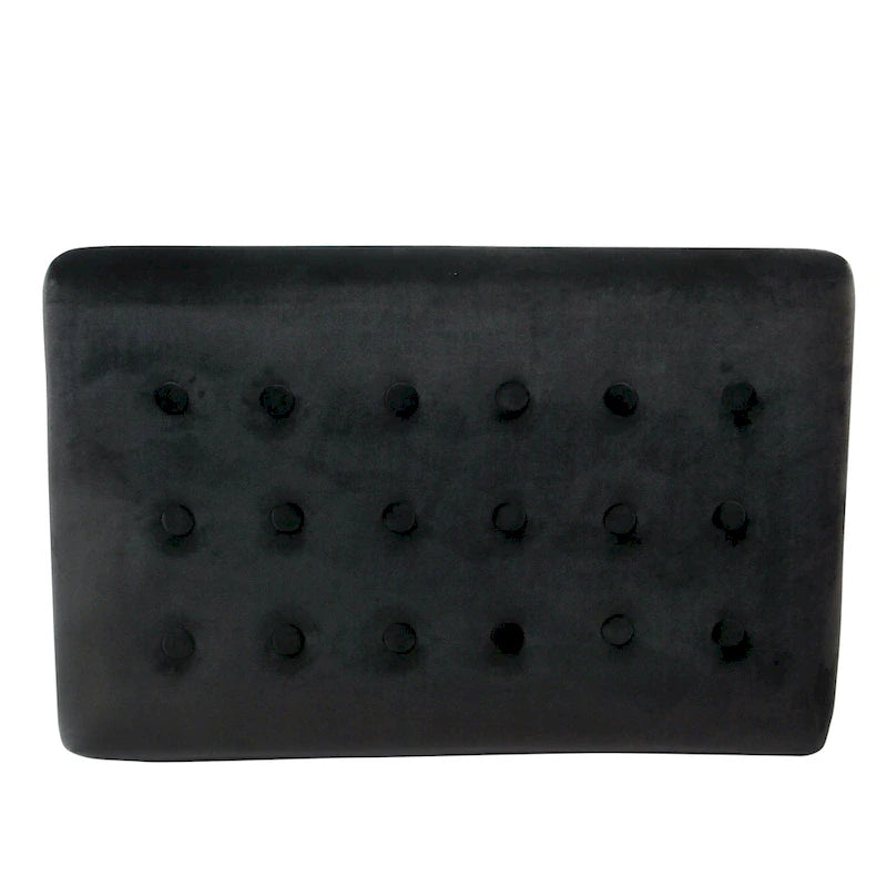 Velvet Tufted Ottoman