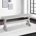 Backless Wood Dining Bench