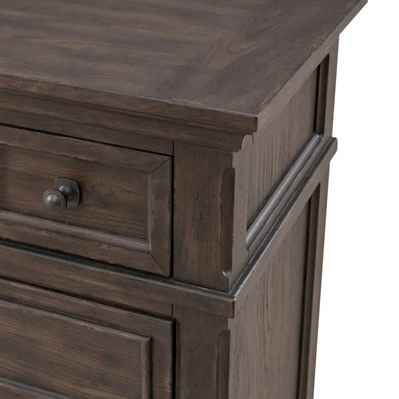 Brown 8 Drawer Dresser