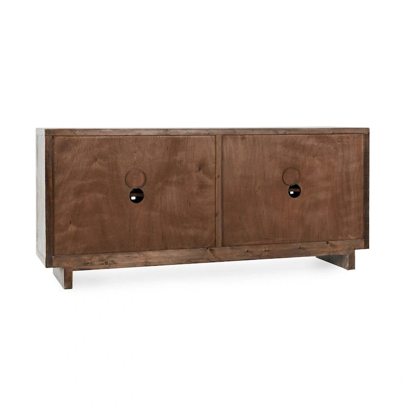 4-Door Reclaimed Pine Wood Buffet Sideboard