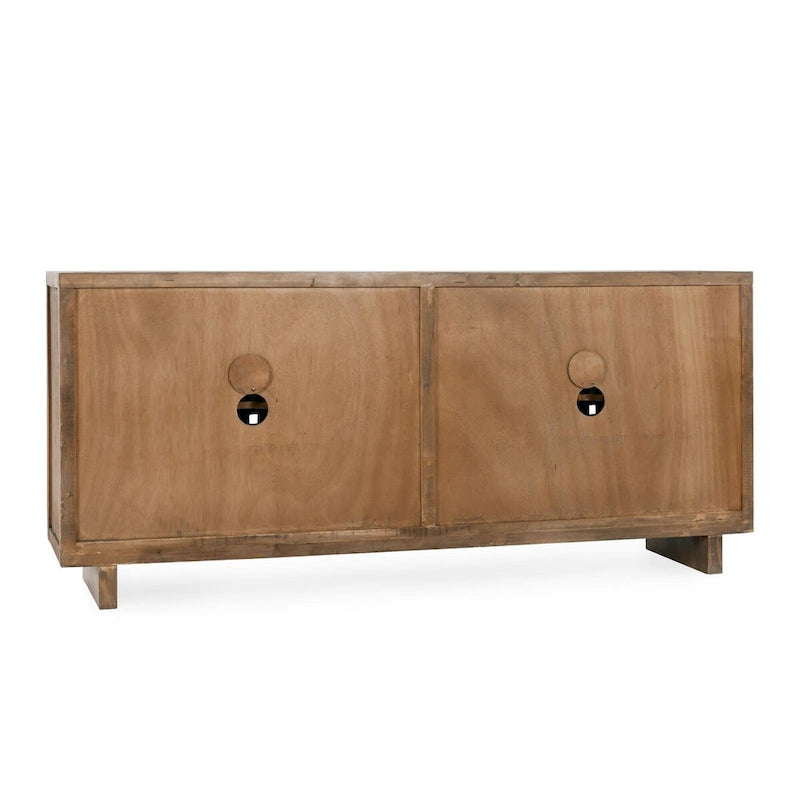 4-Door Reclaimed Pine Wood Buffet Sideboard