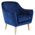 Polyester Living Room Accent Chair - Black, Blue, or Yellow