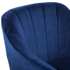 Cadeira de Sala de Estar de Destaque em Poliéster - Preto, Azul ou Amarelo