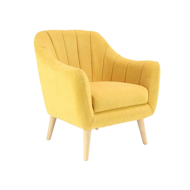 Polyester Living Room Accent Chair - Black, Blue, or Yellow