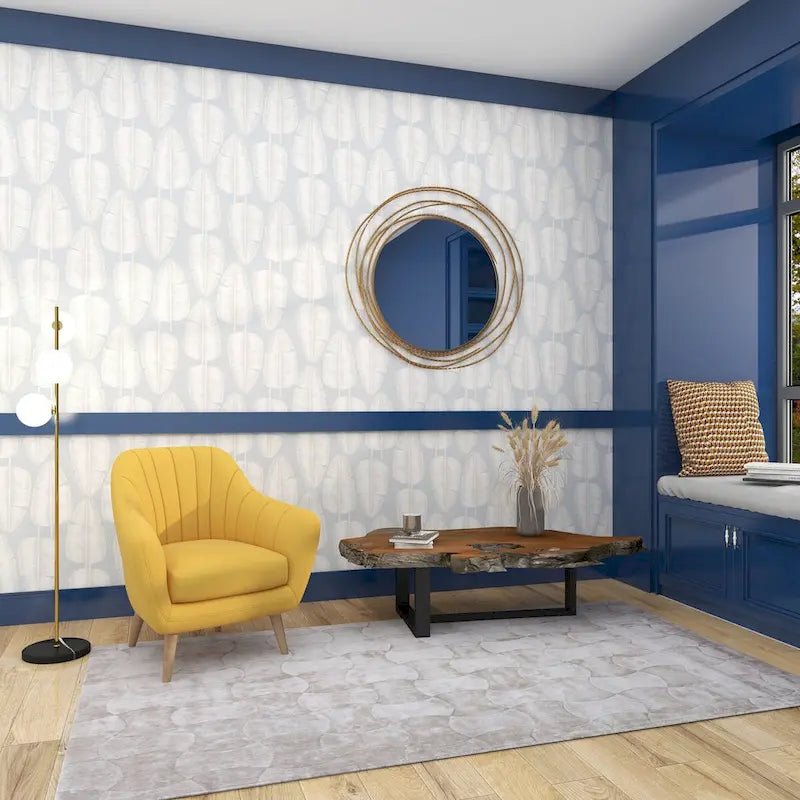 Polyester Living Room Accent Chair - Black, Blue, or Yellow