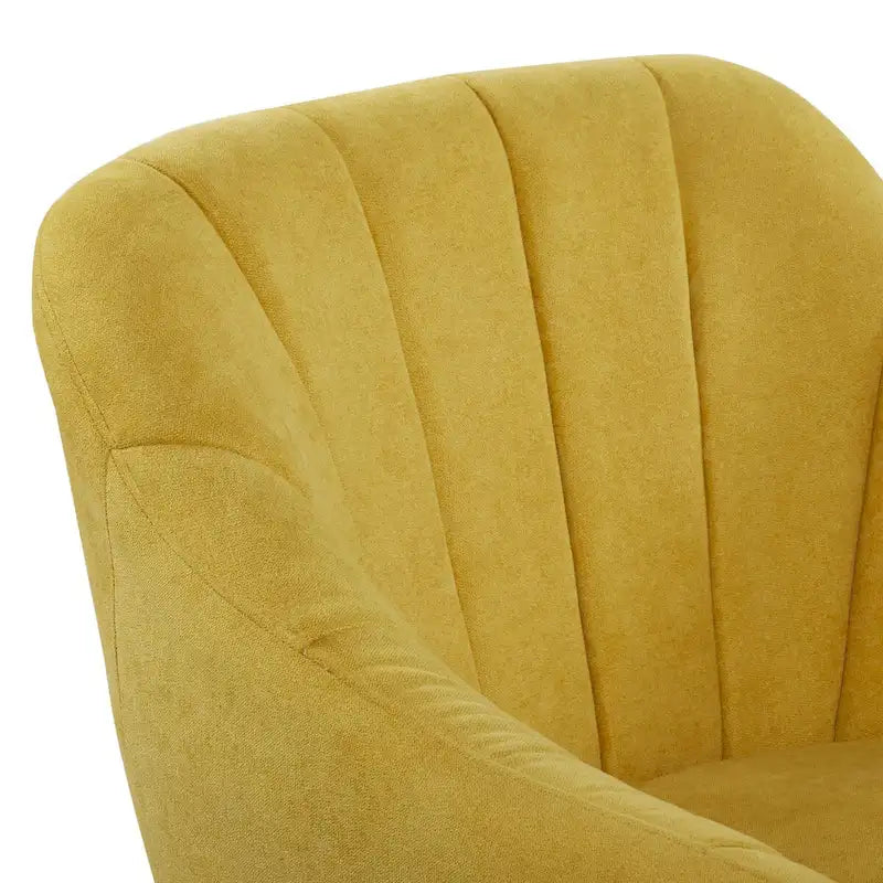 Polyester Living Room Accent Chair - Black, Blue, or Yellow